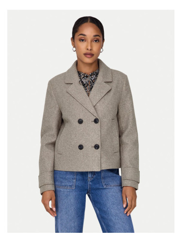 ONLY Преходно яке Freja 15320983 Кафяв Regular Fit