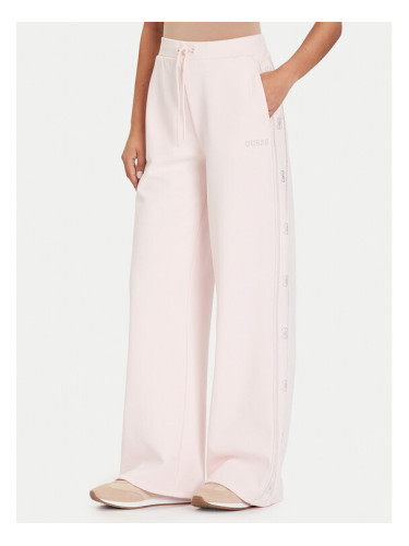 Guess Долнище анцуг V5BB12 KCX22 Розов Wide Leg