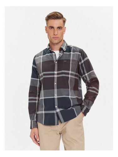 Barbour Риза Dunoon MSH4980TN38 Тъмносин Regular Fit