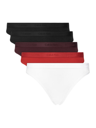 Calvin Klein Underwear Комплект 5 чифта класически бикини LV00QD5360 Цветен