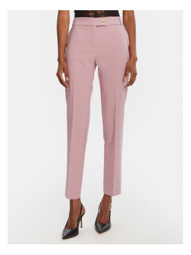 Rinascimento Чино панталони CFC0126225003 Розов Slim Fit