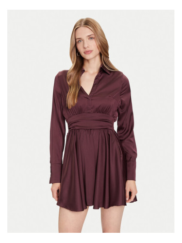 Guess Коктейлна рокля W5YK00 WF1T2 Кафяв Regular Fit