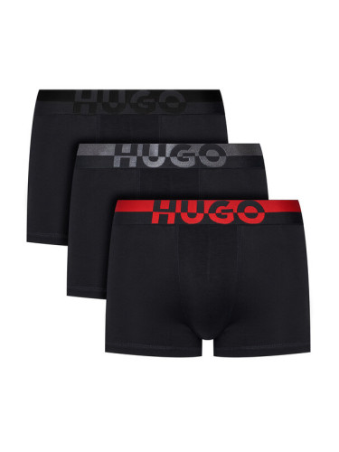 HUGO Комплект 3 чифта боксерки 50545667 Черен