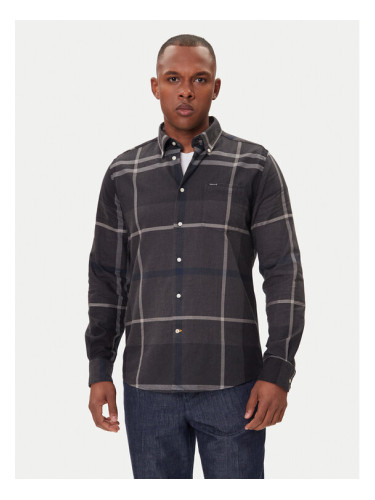 Barbour Риза Dunoon MSH4980GY38 Сив Regular Fit