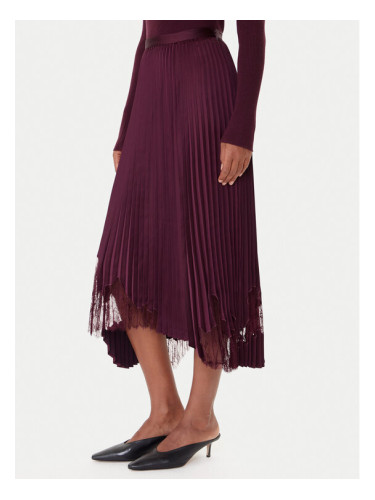 BOSS Плисирана пола Velacey 50546594 Виолетов Regular Fit