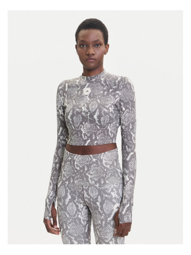 adidas by Stella McCartney Тениска от техническо трико Training JM8478 Бежов Slim Fit