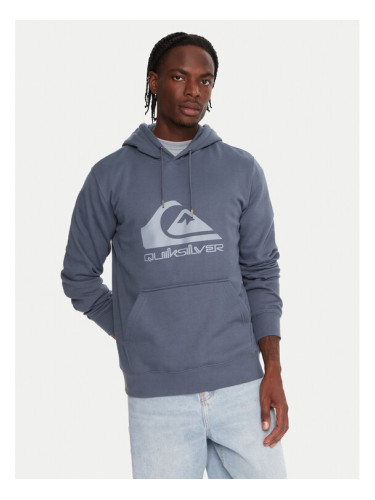 Quiksilver Суитшърт Comp Logo EQYFT05053 Син Regular Fit
