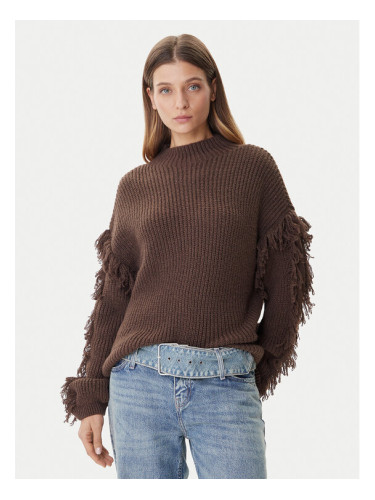 ONLY Пуловер Molly 15363467 Кафяв Regular Fit