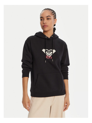 Roxy Суитшърт ERJFT05020 Черен Regular Fit