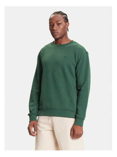 Quiksilver Суитшърт Salt Water Crew EQYFT05158 Зелен Regular Fit