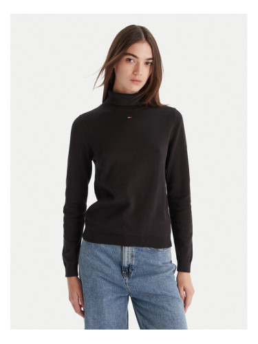 Tommy Jeans Поло Essential DW0DW21672 Черен Regular Fit