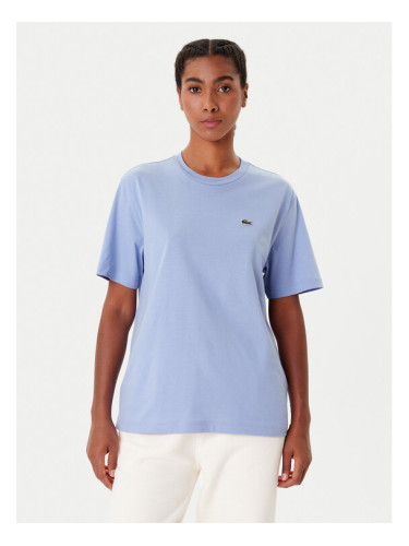 Lacoste Тишърт TF7215 Светлосиньо Regular Fit