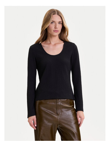 Vero Moda Блуза Cille 10334657 Черен Slim Fit