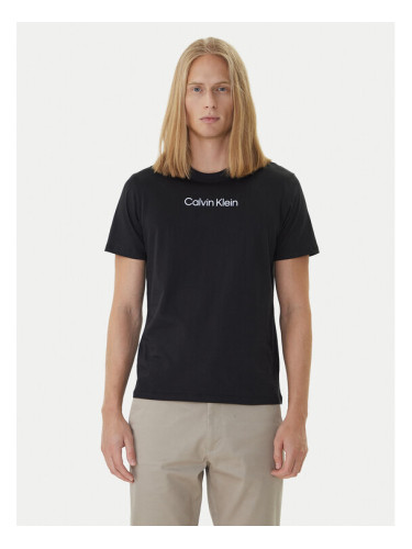 Calvin Klein Тишърт Logo 30s LV04LD230G Черен Relaxed Fit