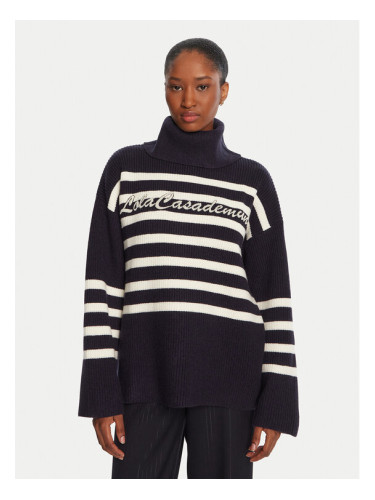 LOLA CASADEMUNT Поло LF2511026 Тъмносин Loose Fit