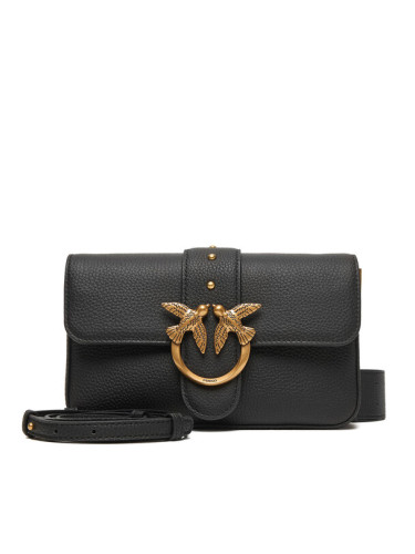 PINKO Дамска чанта Love One Mini Slouchy Fl Al 25-26 104340 A2OX Черен