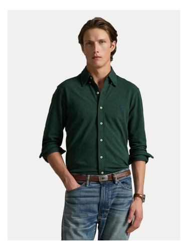 Polo Ralph Lauren Риза 710654408082 Зелен Regular Fit