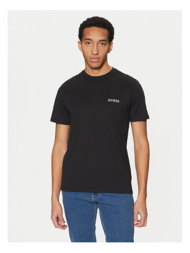Guess Тишърт U4BM03 KCAM1 Черен Regular Fit