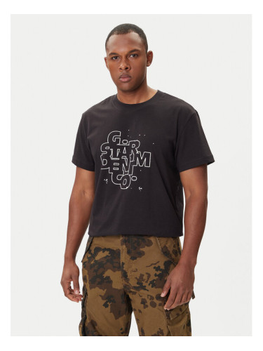 G-Star Raw Тишърт HD Print D26824-D975 Черен Regular Fit