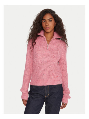 Tommy Jeans Пуловер DW0DW21686 Розов Relaxed Fit