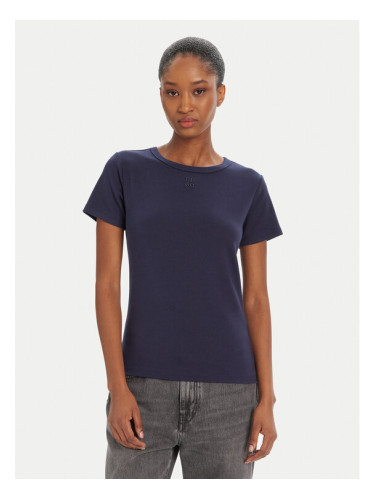 HUGO Тишърт Deloris 50512002 Тъмносин Regular Fit