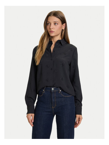 Guess Риза W5BH80 W2982 Черен Regular Fit