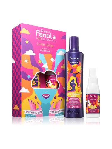Fanola Wonder Set подаръчен комплект за блонд коса и коса с кичури