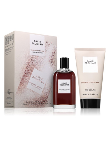 David Beckham Exquisite Leather подаръчен комплект за мъже