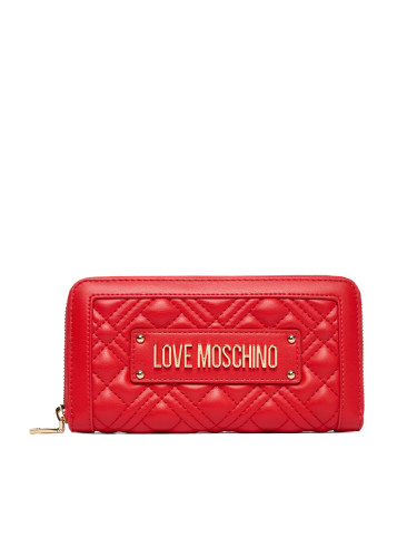 Портфейл LOVE MOSCHINO JC5600PP0NLA0500 Червен