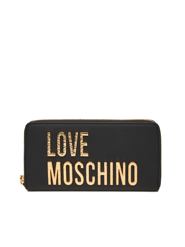 Портфейл LOVE MOSCHINO JC5692PP0NKD000A Черен