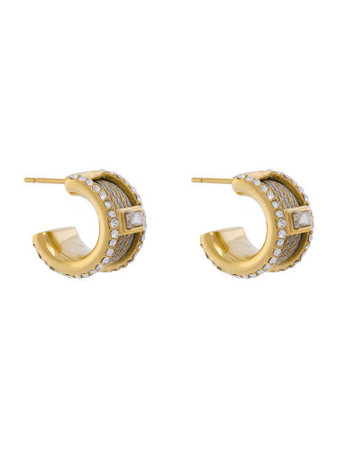 Обици Guess JUBE05 391JW Златист