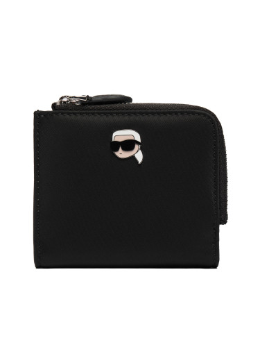 Портфейл KARL LAGERFELD A4W32012 Черен