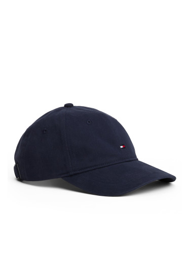 Шапка с козирка Tommy Hilfiger Th Flag Soft 6 Panel AW0AW17781 Тъмносин