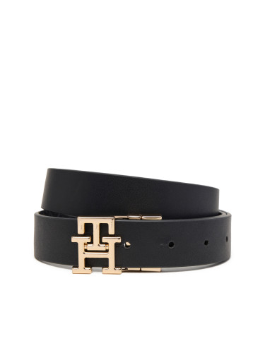 Дамски колан Tommy Hilfiger Th Modern 3.0 Rev Mono AW0AW18019 Черен