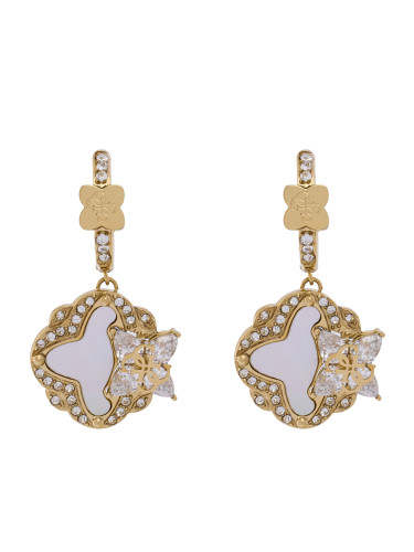 Обици Guess JUBE05 583JW Златист