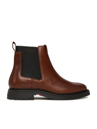 Боти тип челси Tommy Hilfiger Comfort Lwt FM0FM05591 Кафяв