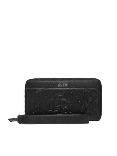 Портфейл Guess SMBOMG LEA77 Черен