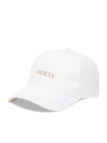 Шапка с козирка Guess V5YZ01 WFKN0 Бял
