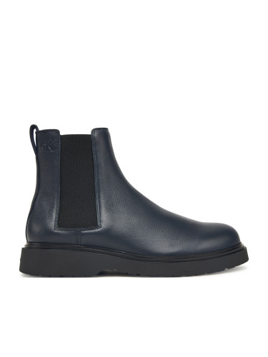 Боти тип челси Calvin Klein Combat Ess Chelsea Boot Lth YM0YM01374 Тъмносин
