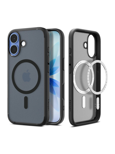 Оригинален кейс Spigen Ultra Hybrid Magsafe, За iPhone 17 (6.3), Черен