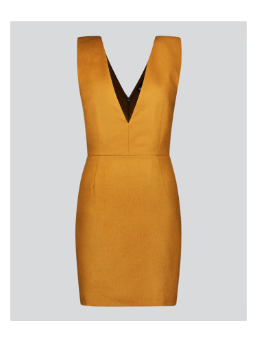 Къса вълнена рокля CAMEL