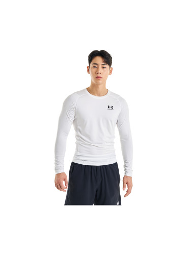 Тениска Under Armour Hg Armour Comp Ls White XXXXL
