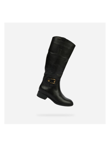 Black Women's Boots Geox Felicity NP ABX - Women's