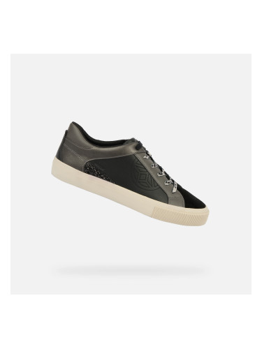 Black Women's Geox Emmeleny Sneakers - Women's
