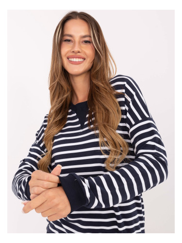 Blouse-RV-BZ-A901.55-navy blue