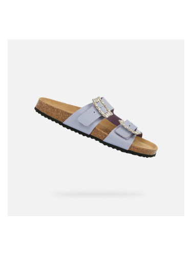Purple Women's Slippers Geox Brionia R - Women's