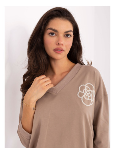 Blouse-RV-BZ-A891.21P-dark beige