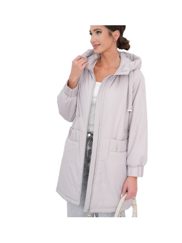 Women's spring oversize coat with hood and pockets Emilia