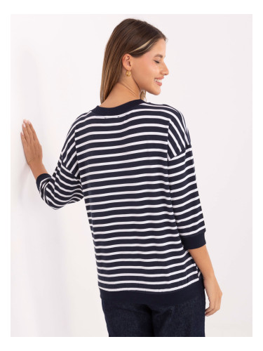 Blouse-RV-BZ-A791.53-navy blue