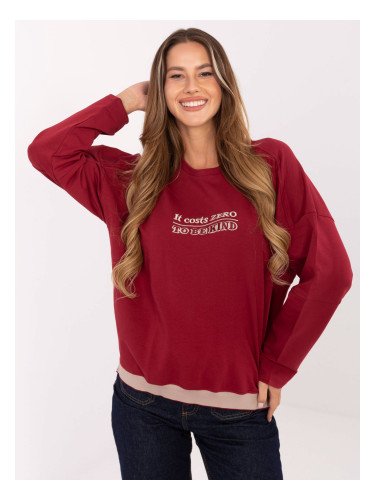 Blouse-RV-BZ-A907.08P-burgundy